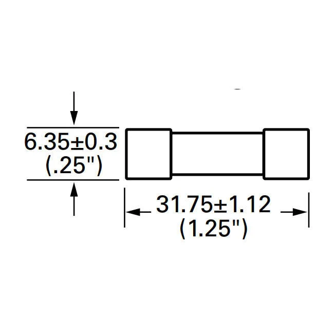 1 Amp Fast Acting 3AG Fuse - Image 2