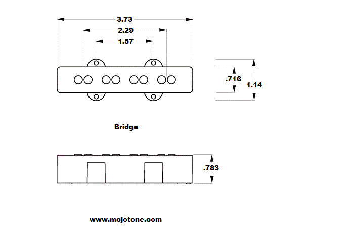 70's Clone Jazz Bass® Pickup - Image 3