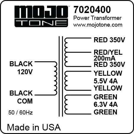 Ampeg B-15 Power Transformer (Single Primary) - Image 2