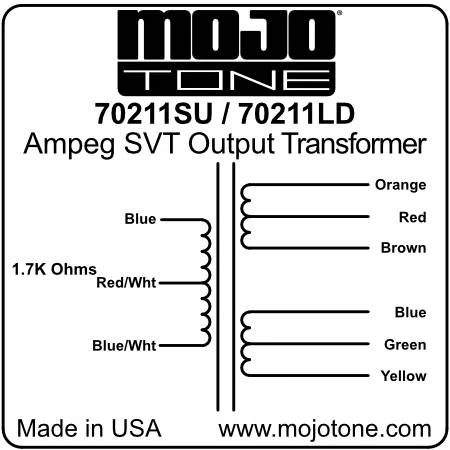 Ampeg SVT Output Transformer Standup Version *SPECIAL ORDER* - Image 2