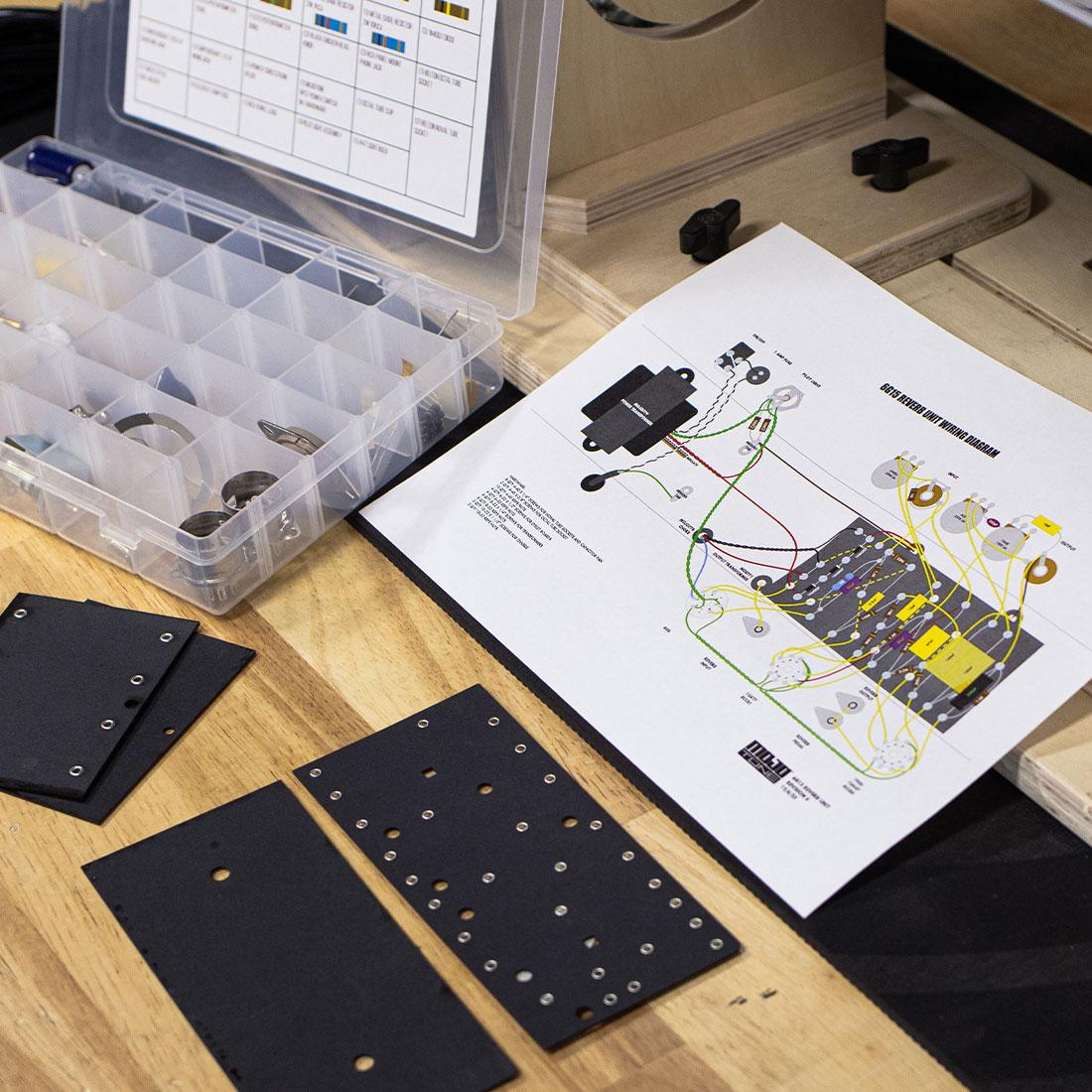 Blackface 6G15 Reverb Unit Guitar Tube Amp Kit - Image 13