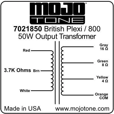 British Style Plexi/800 50W Output Transformer - Image 2