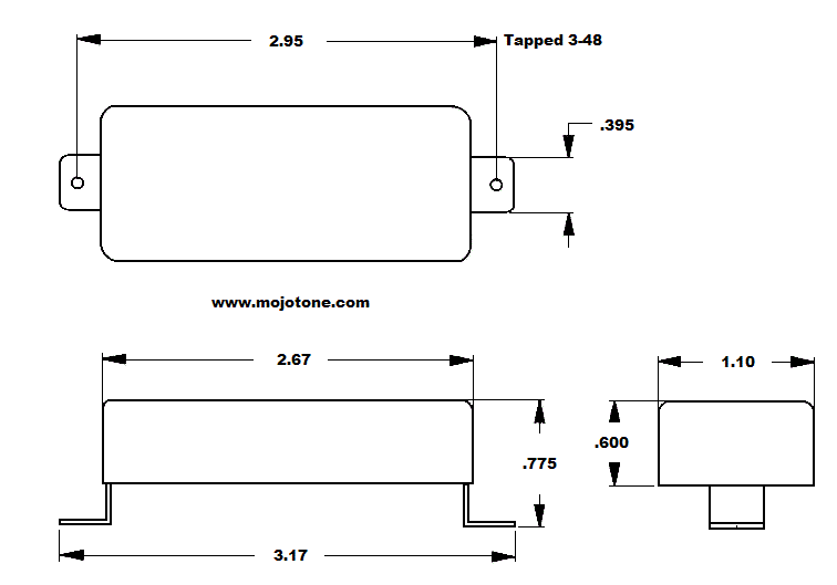 Classic Mini Humbucker Pickup - Image 4