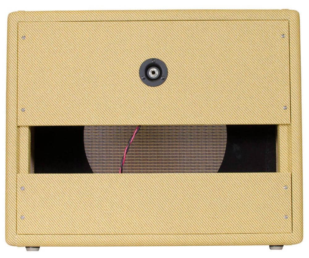 Custom Tweed Style 1x12 Narrow Panel Speaker Extension Cabinet - Image 3