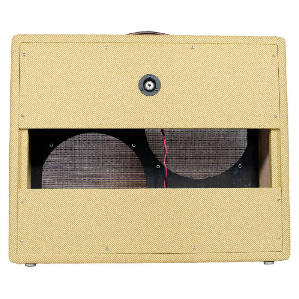 Custom Tweed Style 2x12 Narrow Panel Speaker Extension Cabinet - Image 3