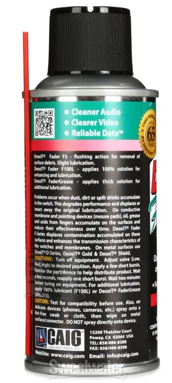 DeoxIT® Fader F-Series F5 Spray - Image 3