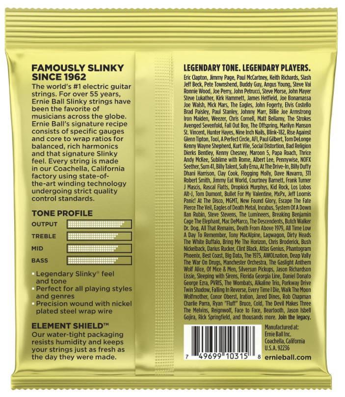 Ernie Ball Mammoth Slinky Nickel Wound Electric Guitar Strings - 12-62 - Image 2