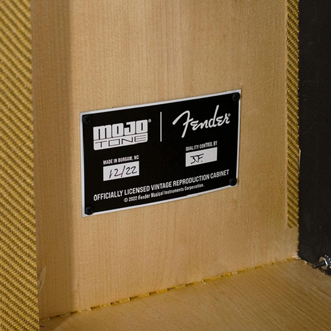 Fender Custom Tweed Bassman 4x10 Combo Guitar Amp Cabinet - Image 7