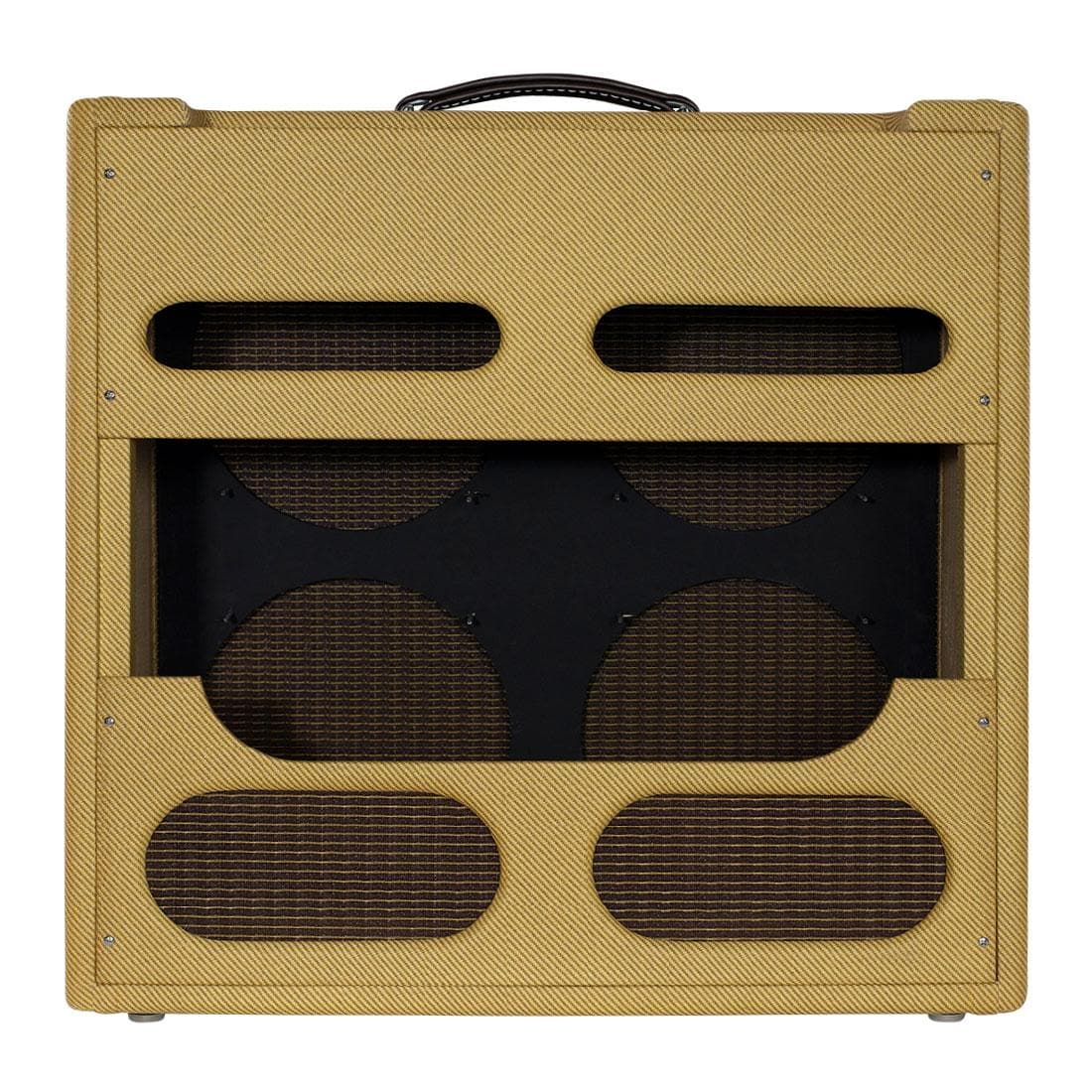 Fender Tweed Bassman 4x10 Combo Cabinet with Lacquered Tweed Finish - Image 3