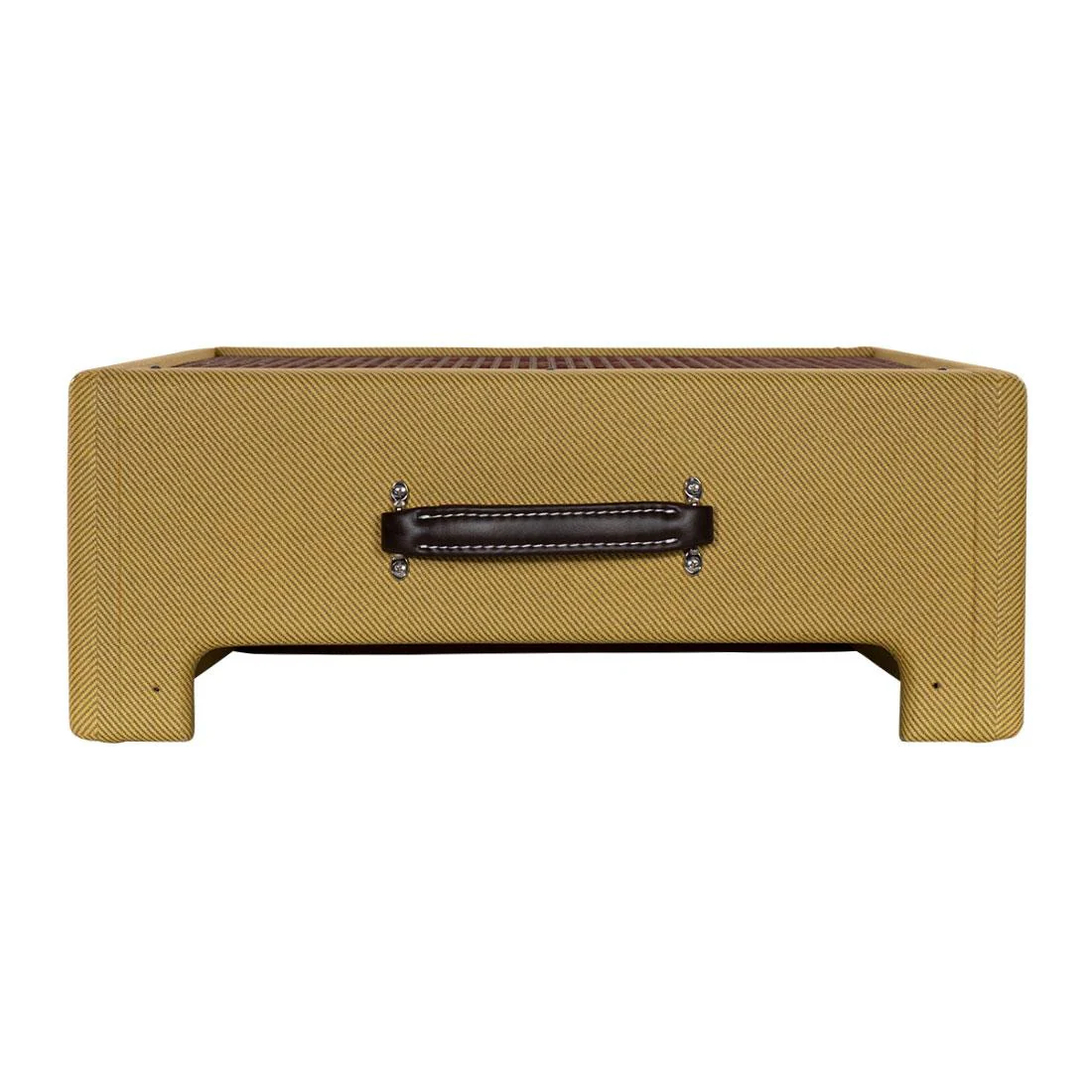 Fender Tweed Bassman 4x10 Combo Cabinet with Lacquered Tweed Finish - Image 4