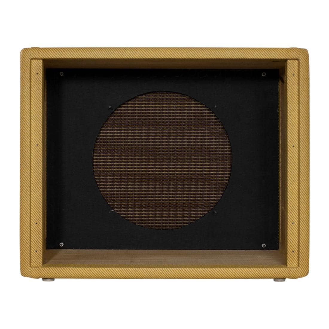 Fender Tweed Deluxe Style 1x12 Speaker Guitar Amp Extension Cabinet with Lacquered Tweed Finish - Image 4