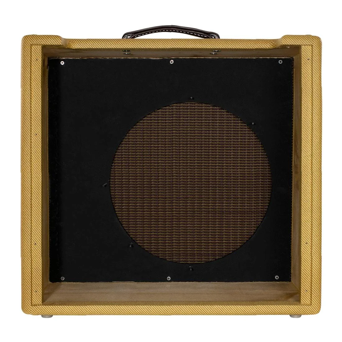 Fender Tweed Pro Style 1x15 Combo Guitar Amp Cabinet with Lacquered Tweed Finish - Image 4