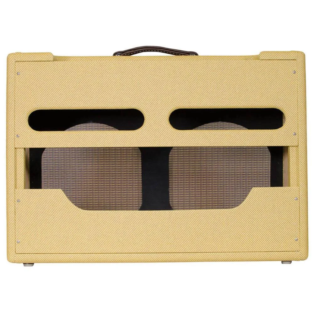 Fender Tweed Twin High Power Style 2x12 Combo Guitar Amp Cabinet - Image 3