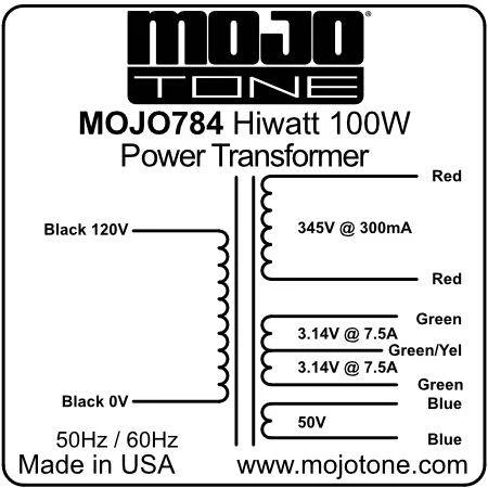 Hiwatt 100 Watt Power Transformer - Image 2