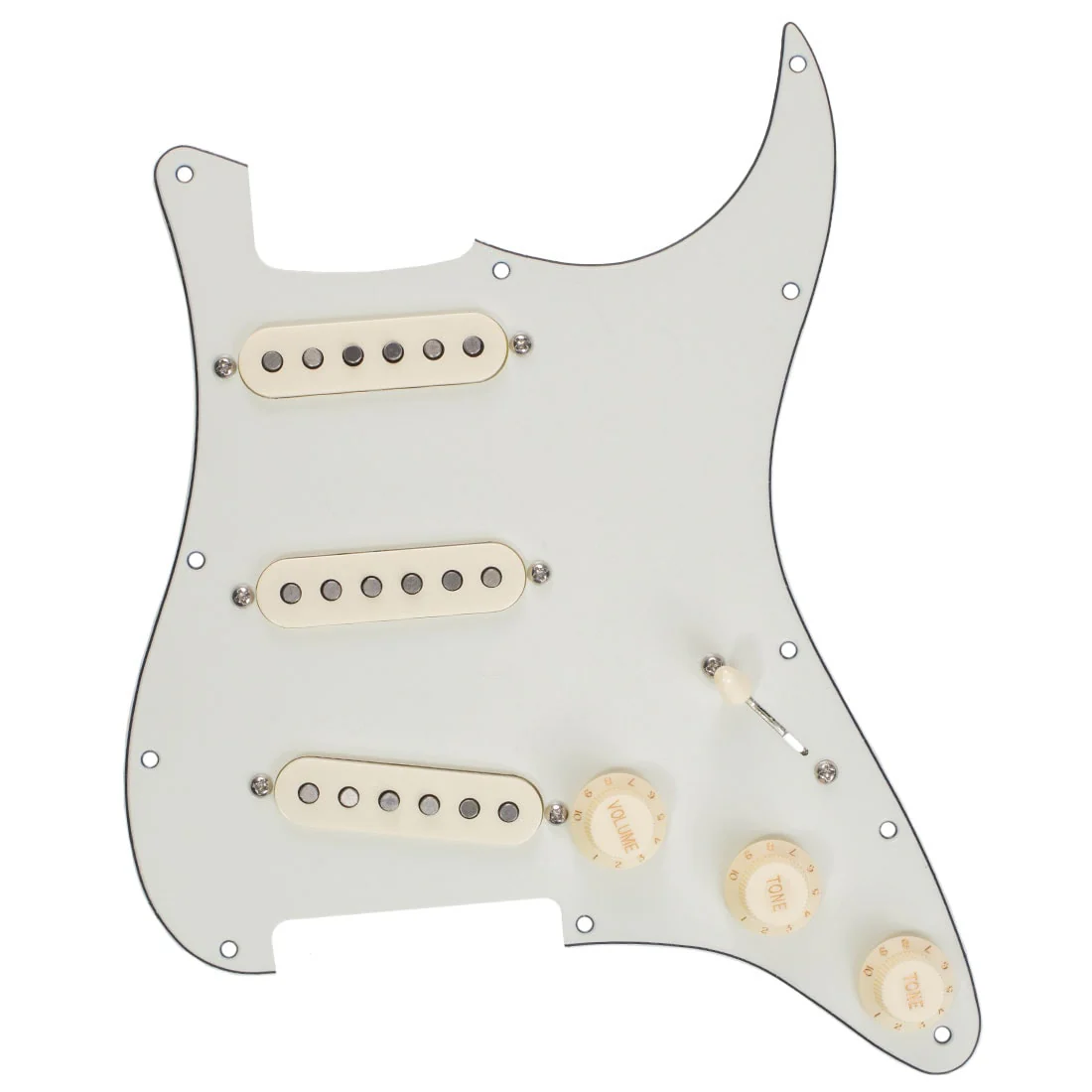 Mojotone Crandellcaster Standard Edition 62 Strat® Prewired Pickguard - Image 3
