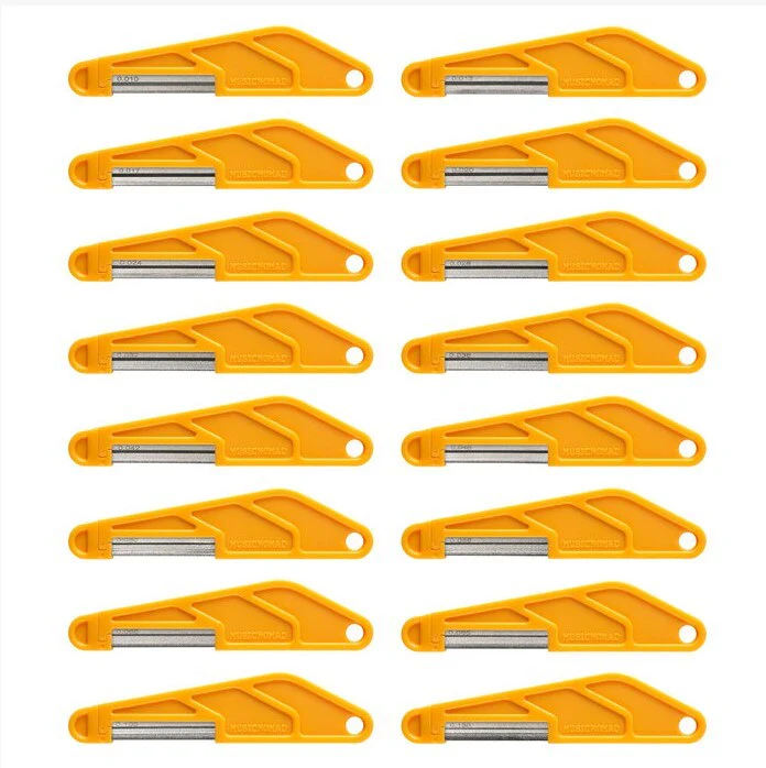 Music Nomad 16 pc. Diamond Coated Nut File Complete Shop Set - Image 5