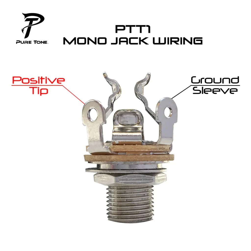 Pure Tone Mono Output Jack, Nickel - Image 4