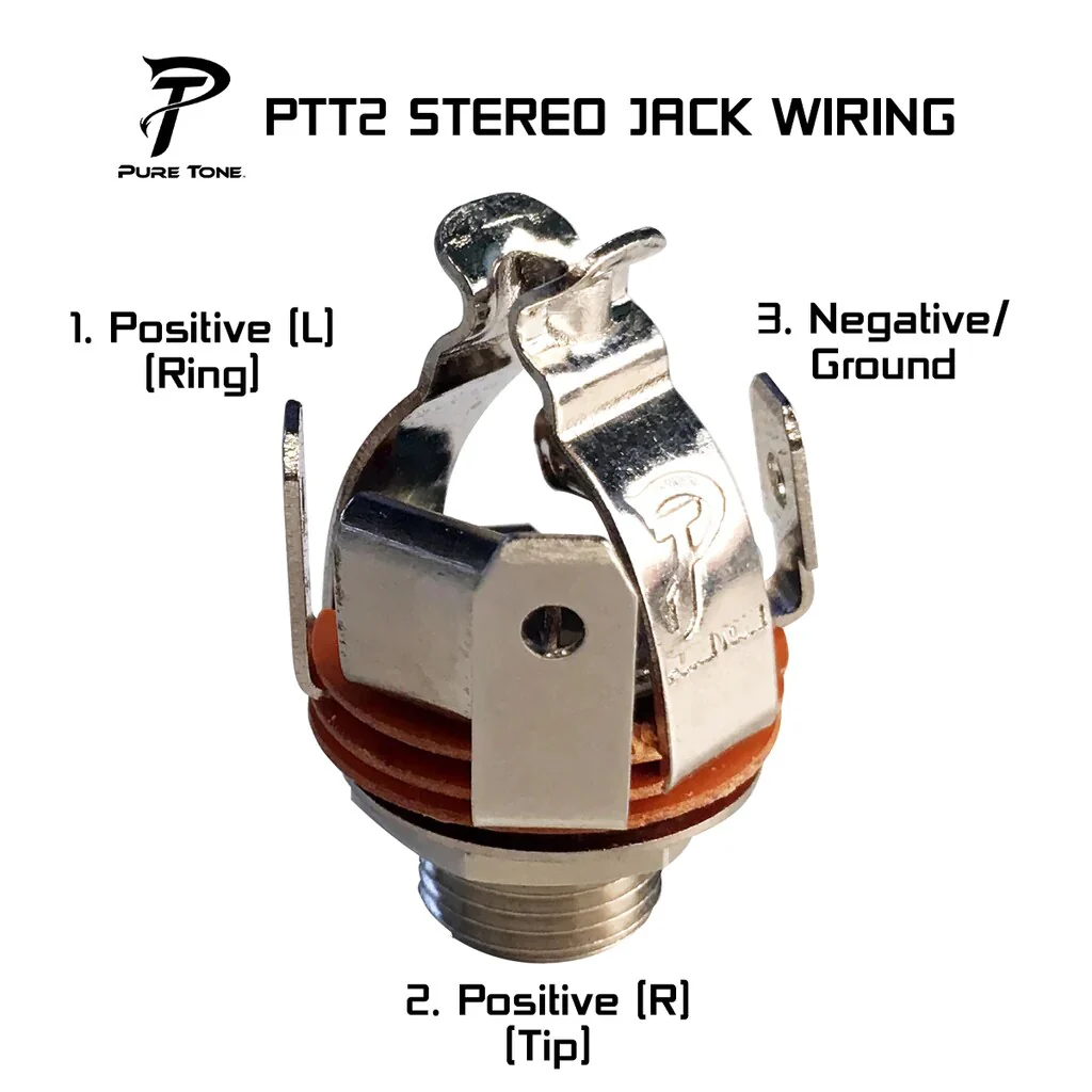 Pure Tone Stereo Output Jack, Nickel - Image 3