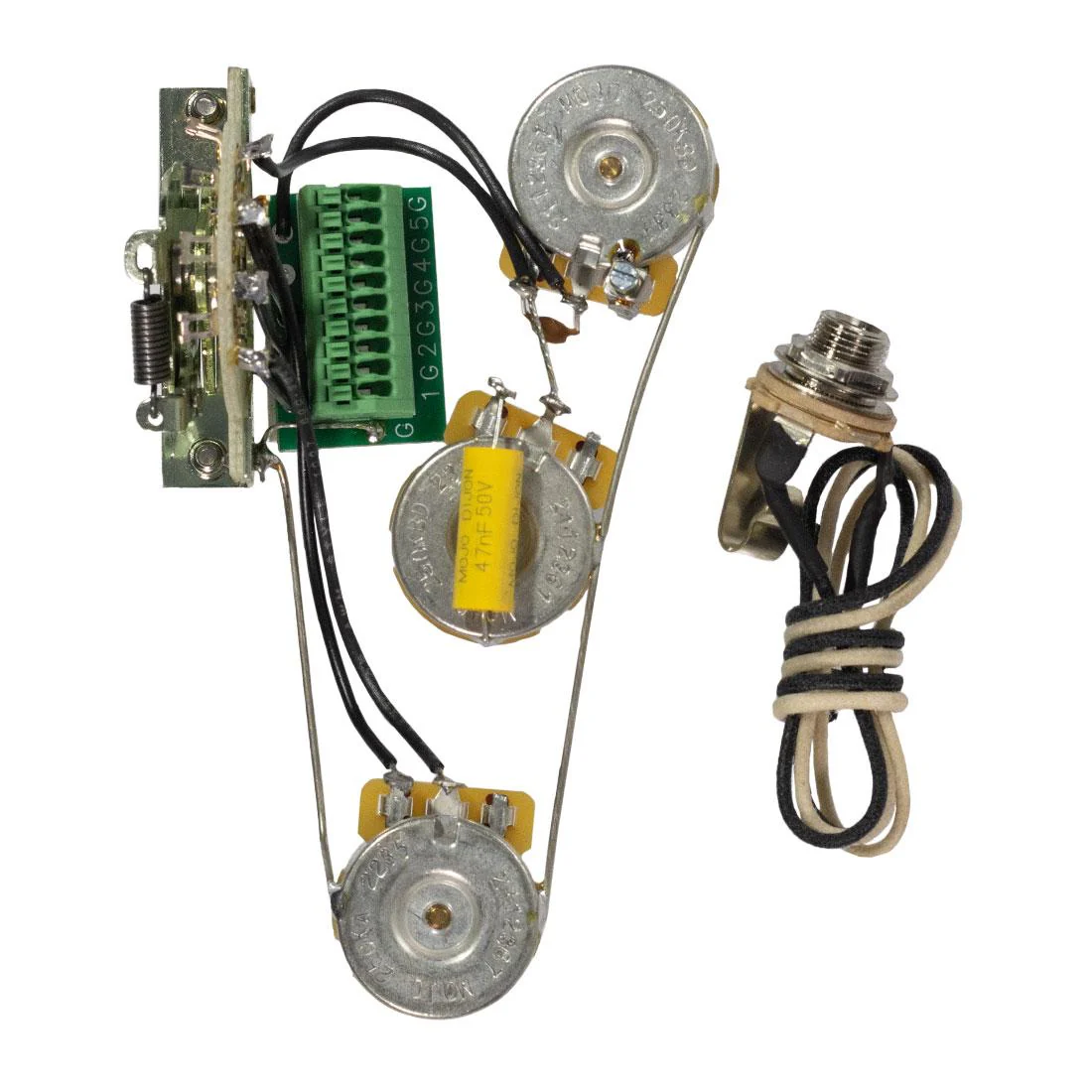 Solderless Strat Blender Guitar Wiring Harness - Image 4