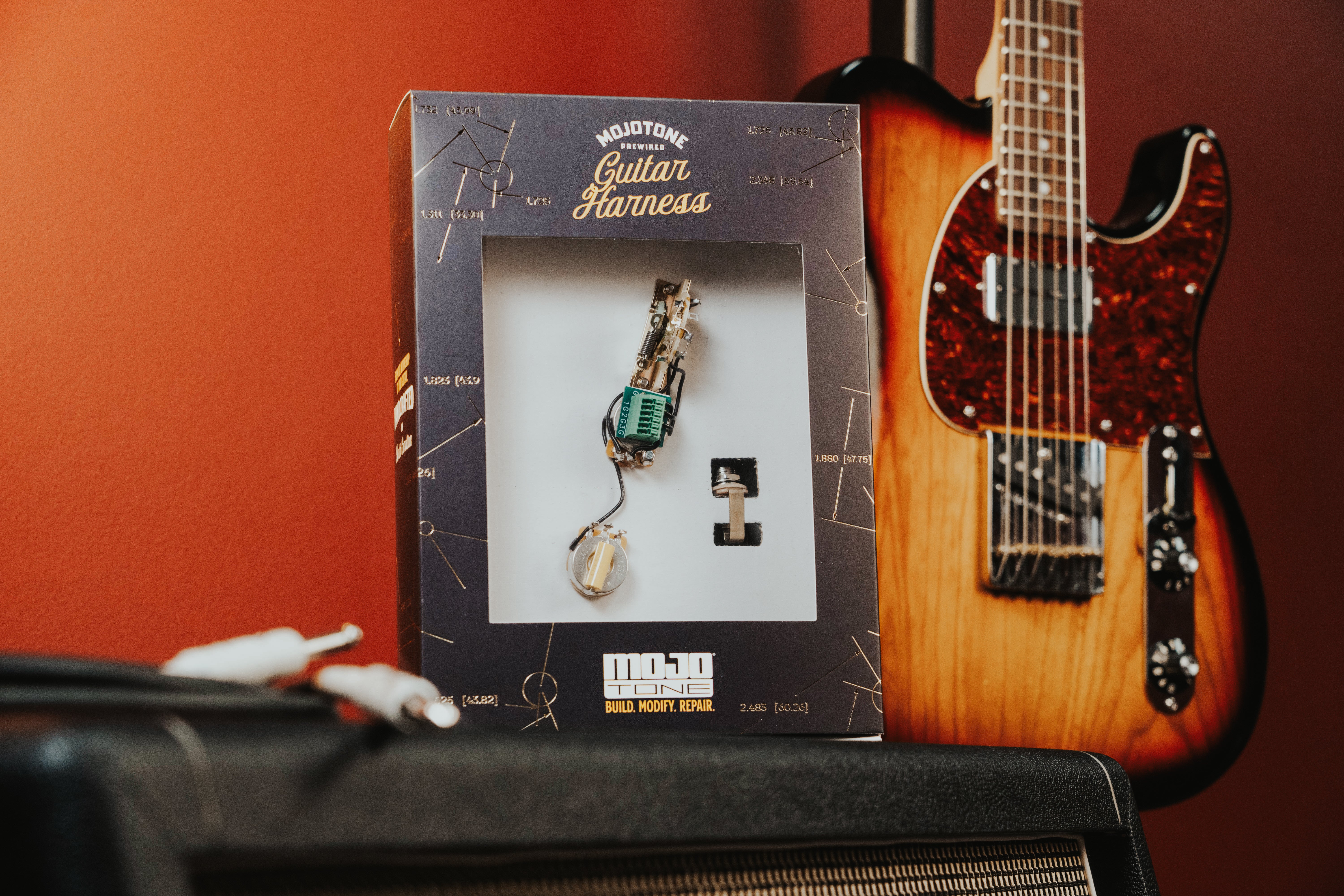 Solderless Tele Thinline Guitar Wiring Harness - Image 2