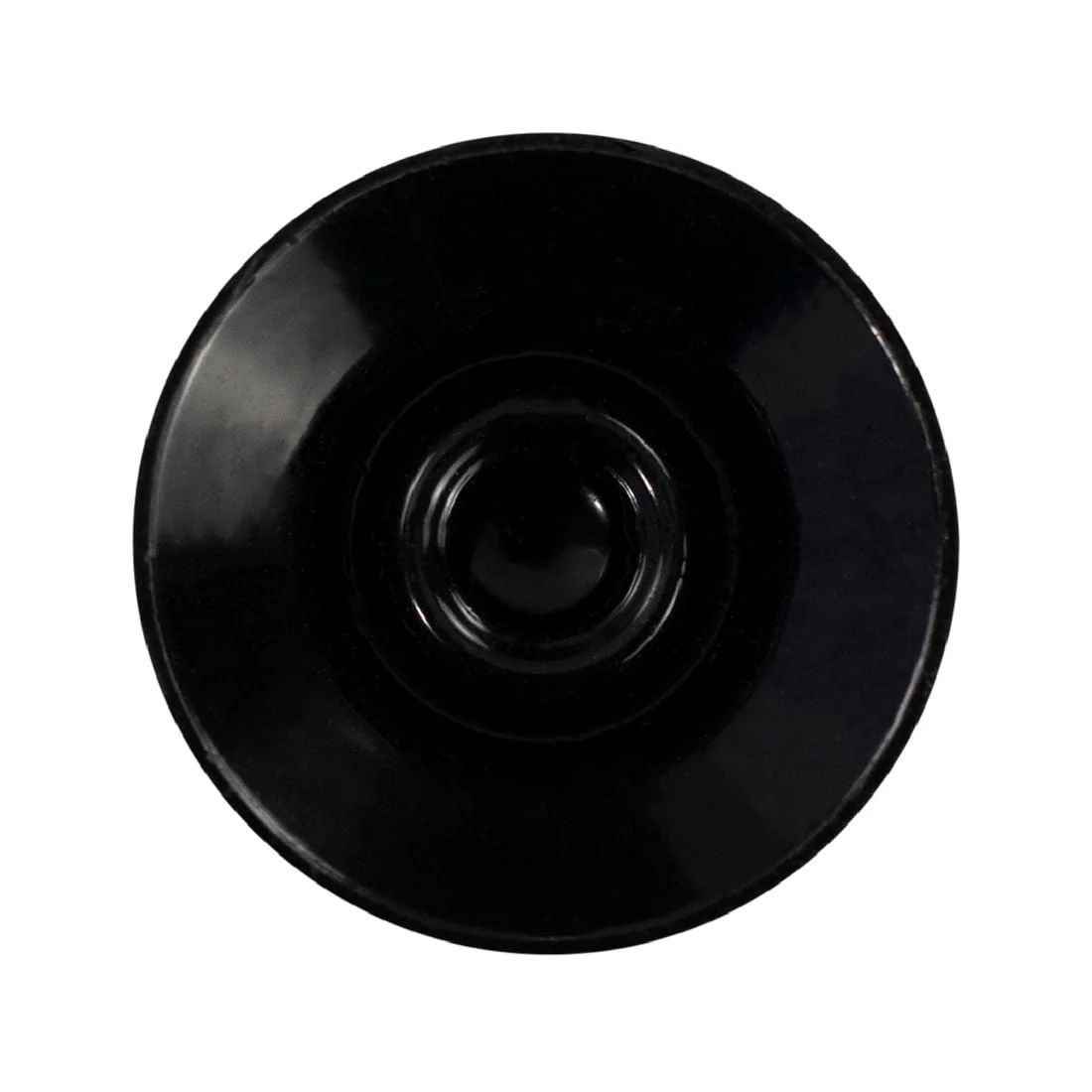 Top Hat Tone Knob (Black/Silver) - Image 2