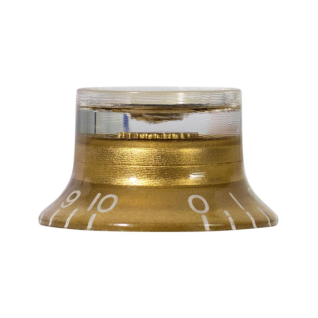 Top Hat Tone Knob (Gold/Gold) - Image 2