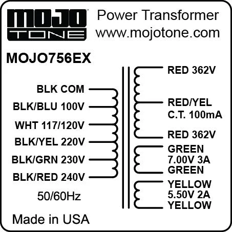 Tweed Deluxe 5E3 Power Transformer - Image 2