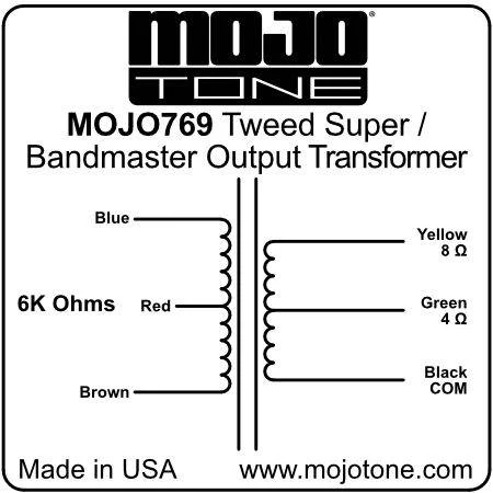 Tweed Super 5F4 / Bandmaster 5E7 Output Transformer 45216 - Image 2